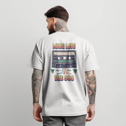 Long Live the 90s Cassette Tape Graphic T-shirt | Music Lovers